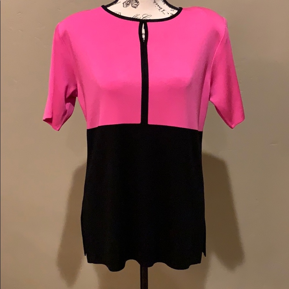 Exclusively Misook Womens Knit Top Med